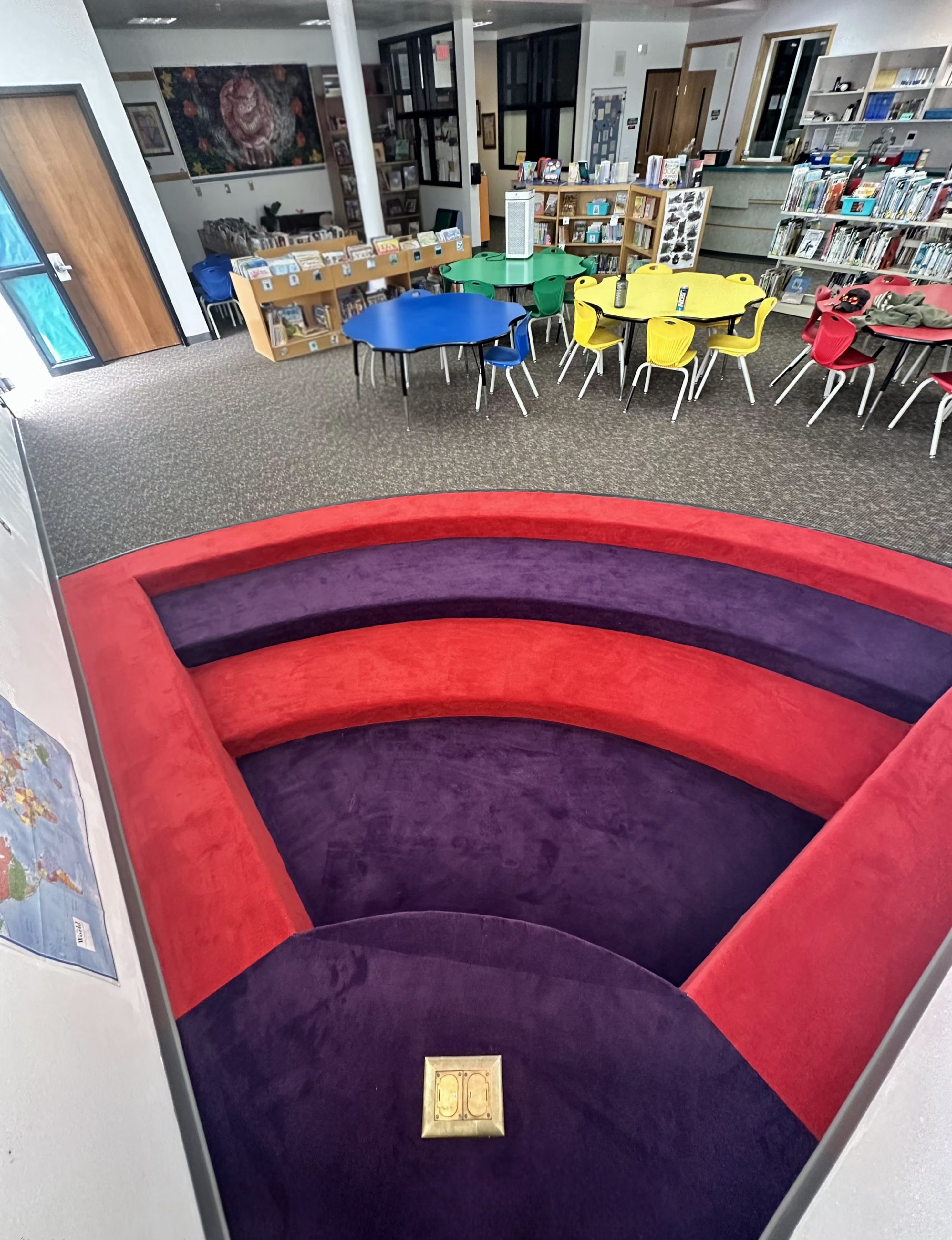 Dolores School commercial flooring